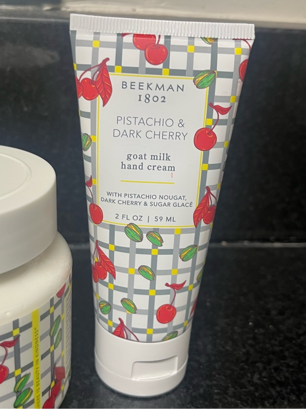 Beekman 1802 Pistachio & Dark Cherry Goat Milk Hand Cream